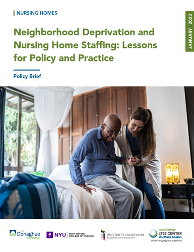 New Policy Brief: Neighborhood Deprivation and Nursing Home Staffing